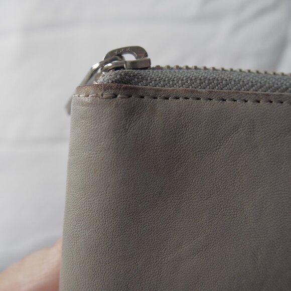 L.A.M.B. Gray Full Zip Wallet, Y2K, Vintage, Gwen Stefani - Picture 8 of 16